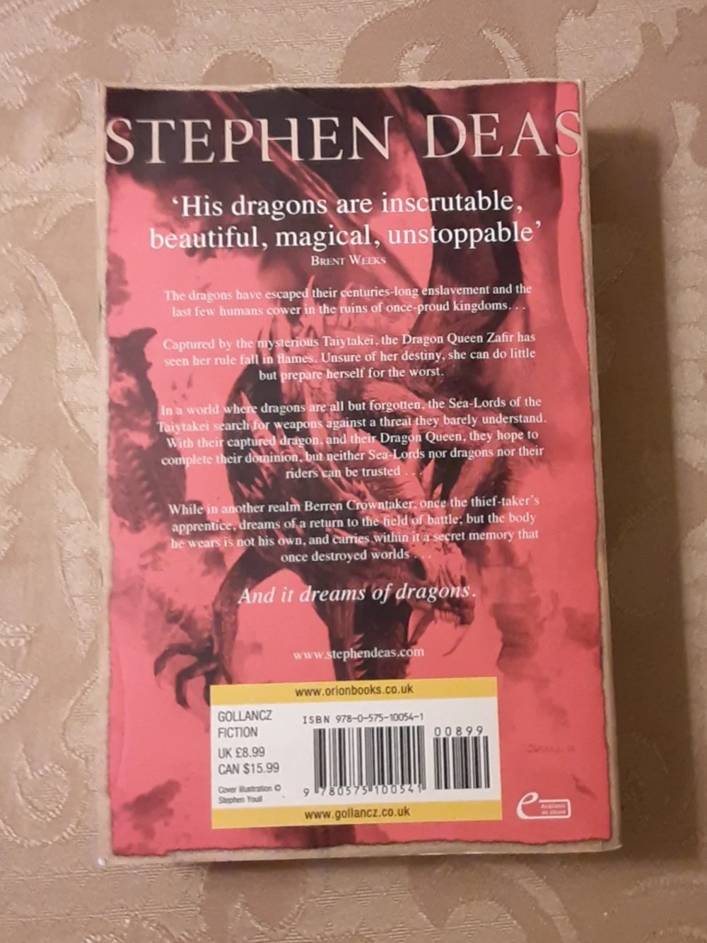 Stephen Deas Dragon Queen paperback Book